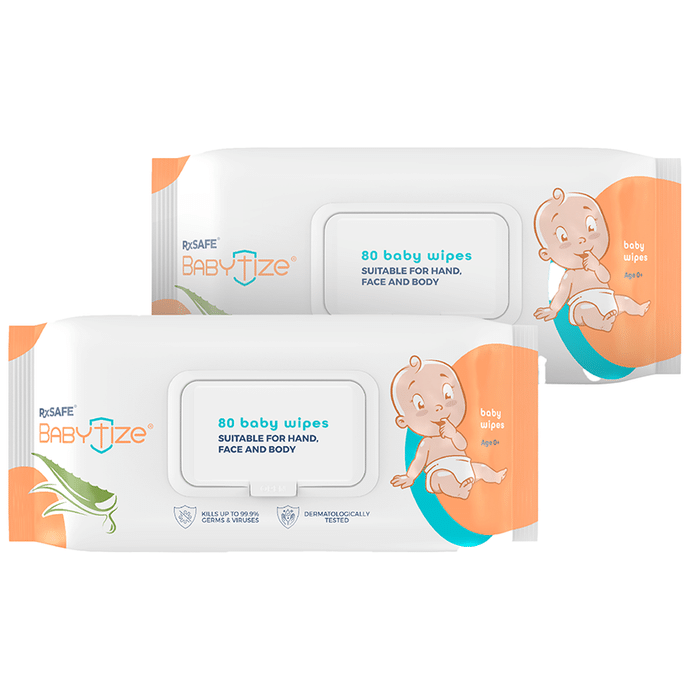 Babytize Baby Wipes (80 Each)