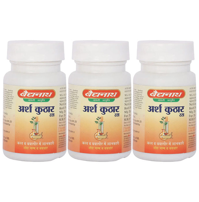 Baidyanath (Jhansi) Arshkuthar Ras Tablet (40 Each)