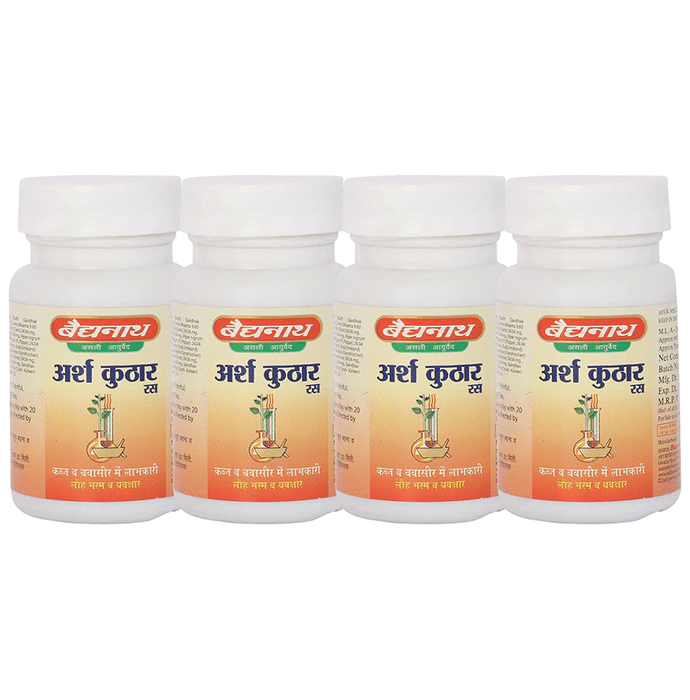 Baidyanath (Jhansi) Arshkuthar Ras Tablet (40 Each)