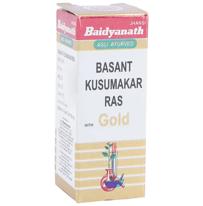 Baidyanath (Jhansi) Basant Kusumakar Ras with Gold Tablet (50 Each)