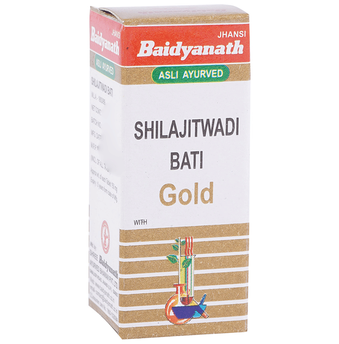 Baidyanath (Jhansi) Shilajitwadi Bati with Gold