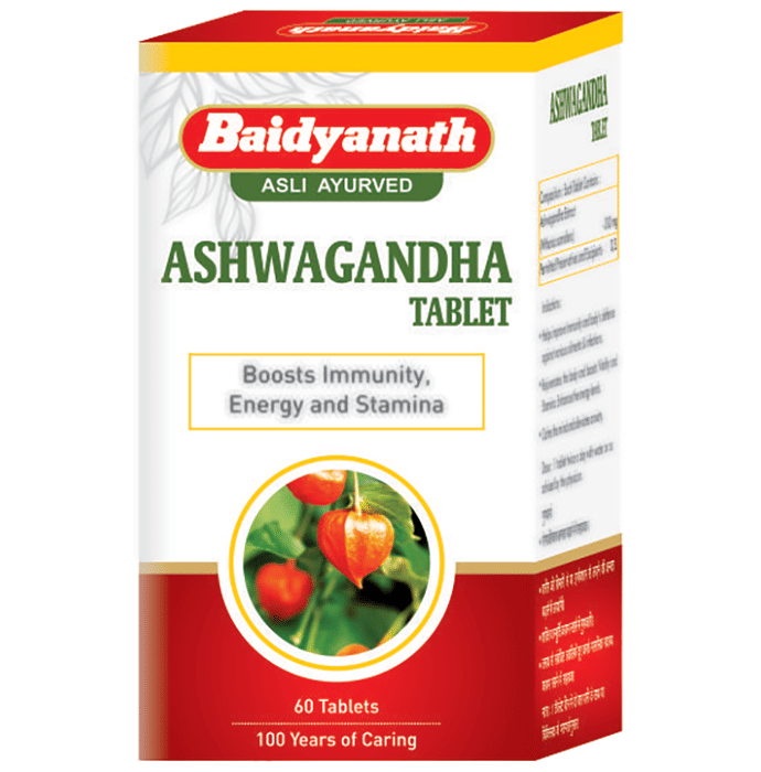 Baidyanath (Nagpur) Ashwagandha Tablet | For Immunity, Energy & Stamina