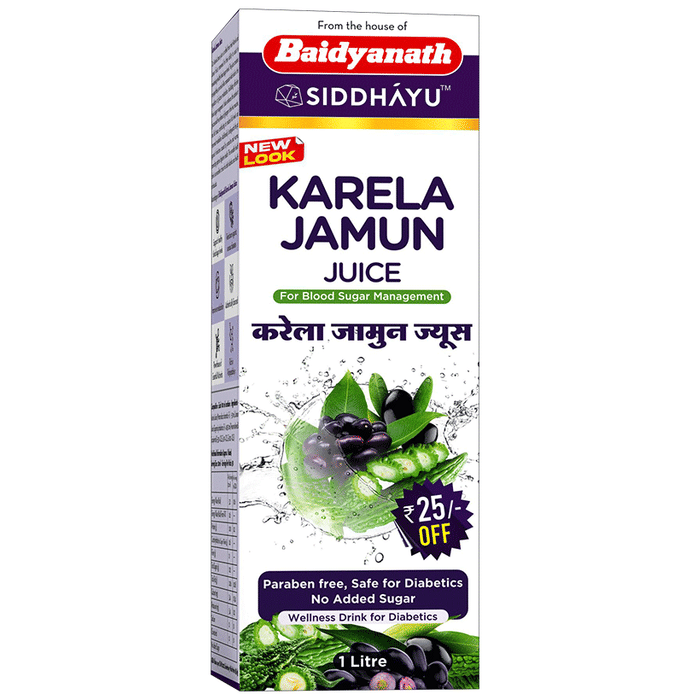 Baidyanath (Nagpur) Karela Jamun Juice for Blood Sugar Management