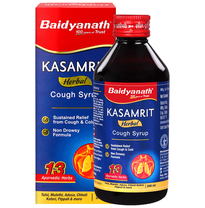 Baidyanath (Noida) Kasamrit Herbal Cough Syrup