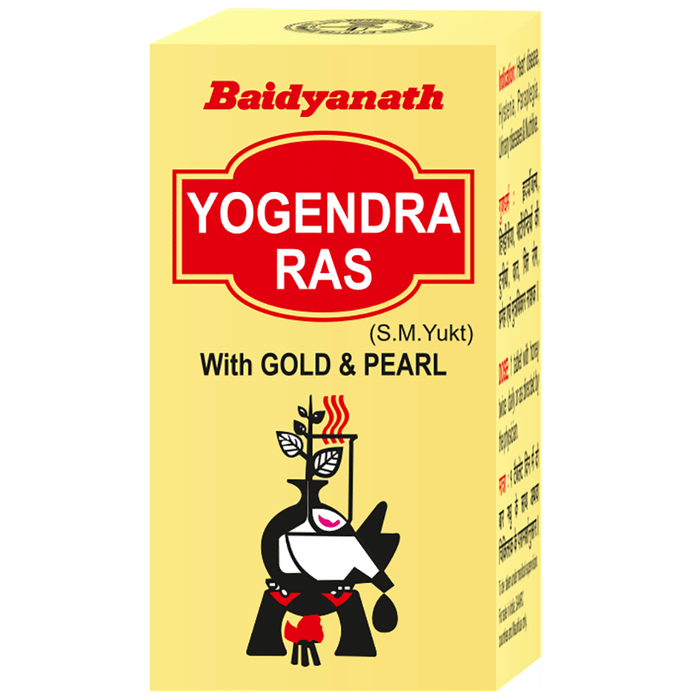 Baidyanath Yogendra Ras with Gold & Pearl | For Nutrition, Heart & Urinary Health