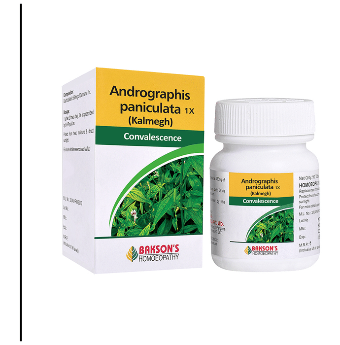 Bakson's Homeopathy Andrographis Paniculata (Kalmegh) 1X