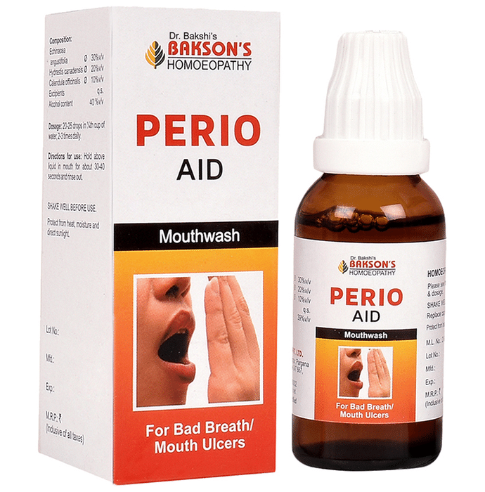 Bakson's Homeopathy Perio Aid Mouth Wash