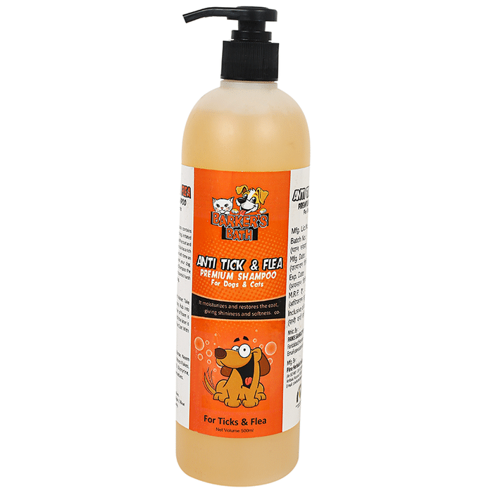 Barker's Bath Anti Tick & Flea Premium Shampoo