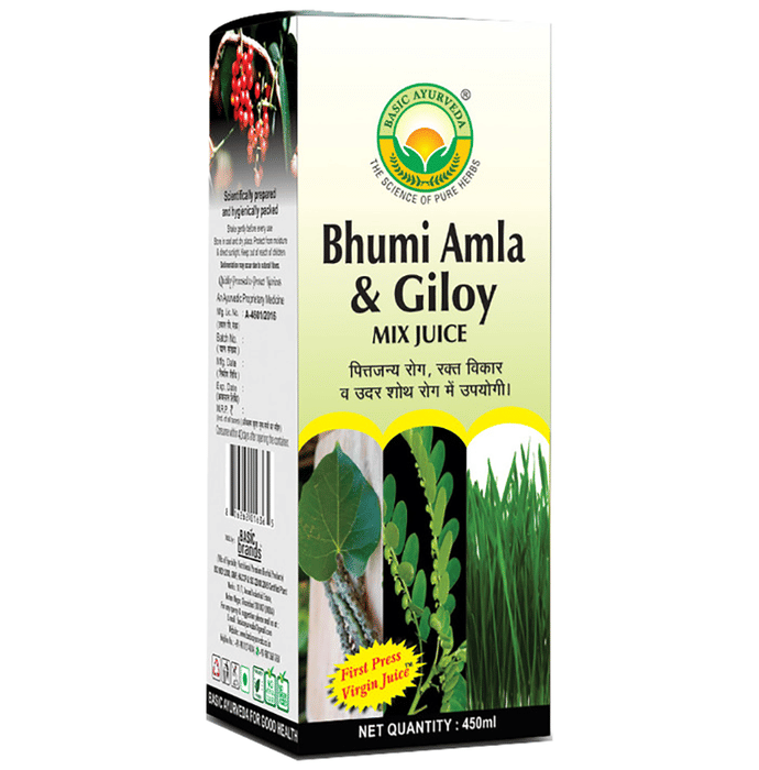 Basic Ayurveda Bhumi Amla & Giloy Mix Juice