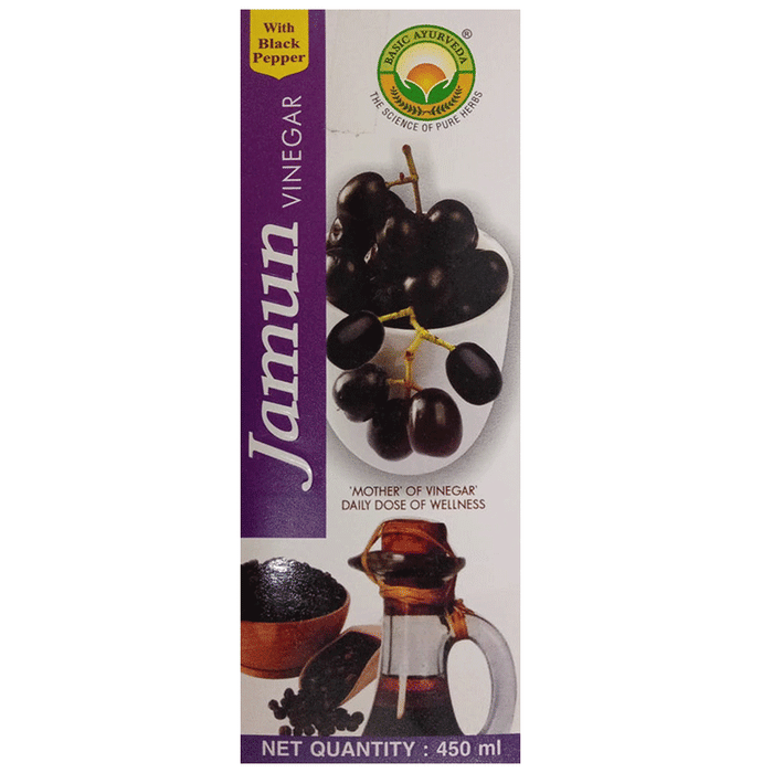 Basic Ayurveda Jamun Vinegar for Digestion & Sugar Control