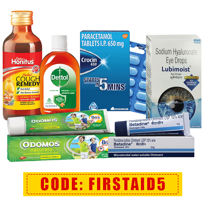 Basic Essential First Aid Kit for Monsoon