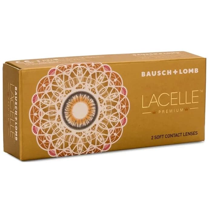 Bausch + Lomb Lacelle Premium Contact Lens (Optical Power -0.75) Green Spherical