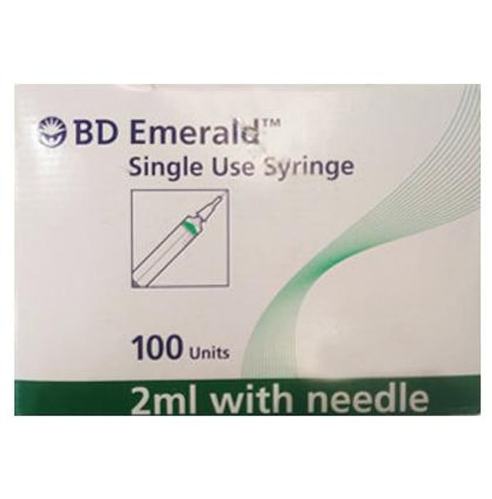 BD Emerald 2ml Syringe with 26G Needle