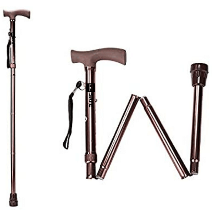 Be Safe Forever Aluminium Folding Height Adjustable Walking Stick