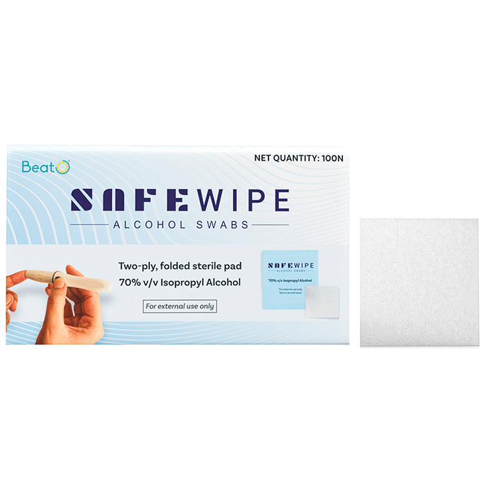BeatO Safe Wipe alcohol Swab