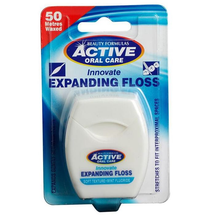 Beauty Formulas Active Oral Care Innovate Expanding Floss 50 Metres Waxed