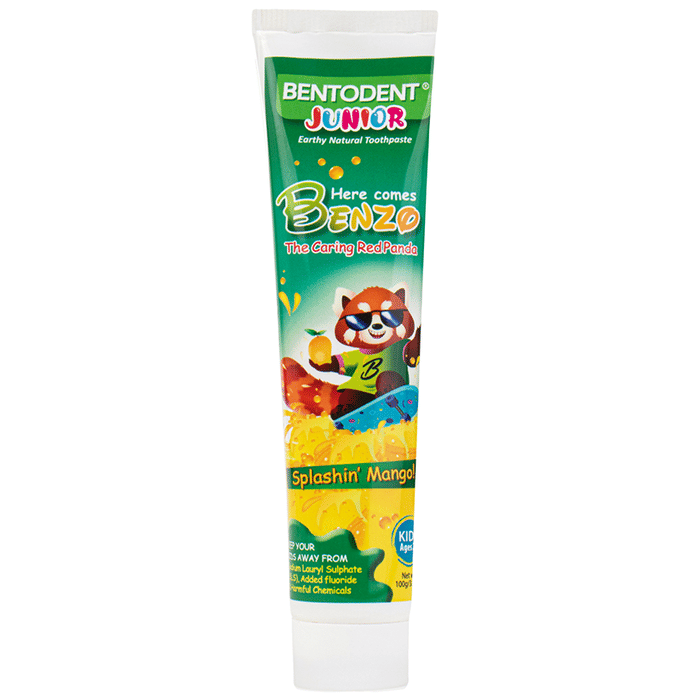 Bentodent Junior Kids Age 2+ Benzo Toothpaste Splashin Mango