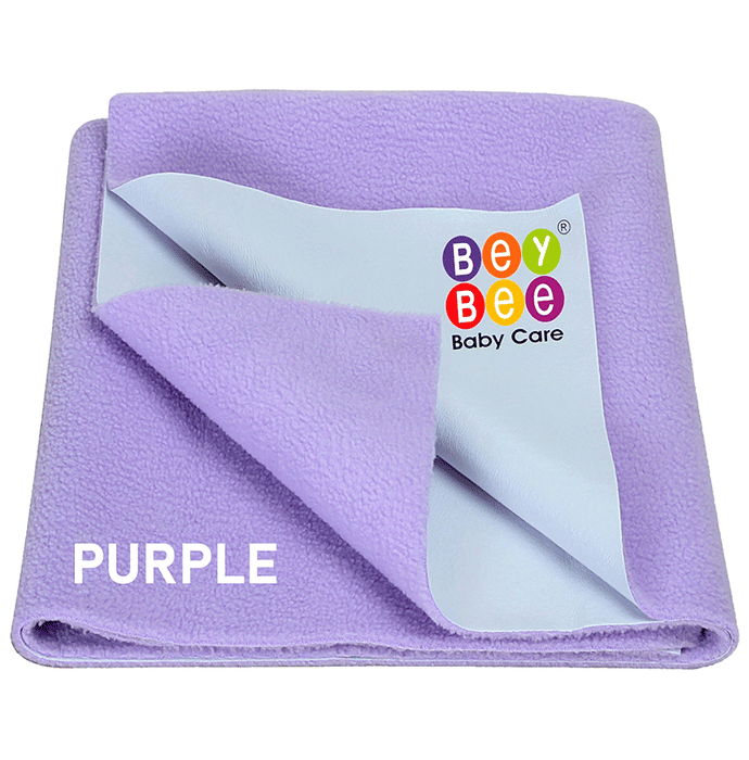 Bey Bee Waterproof Mattress Protector Dry Sheet for Babies and Adults (200cm X 140cm) Sheet XL Purple