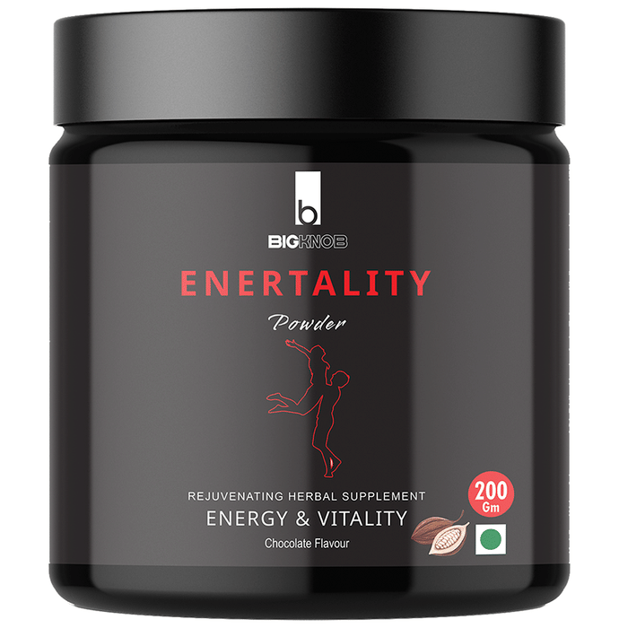 Bigknob Enertality Rejuvenating Herbal Supplement for Energy & Vitality Chocolate
