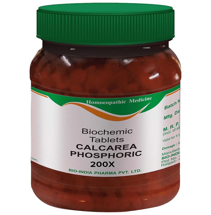 Bio India Calcarea Phosphoric Biochemic Tablet 200X
