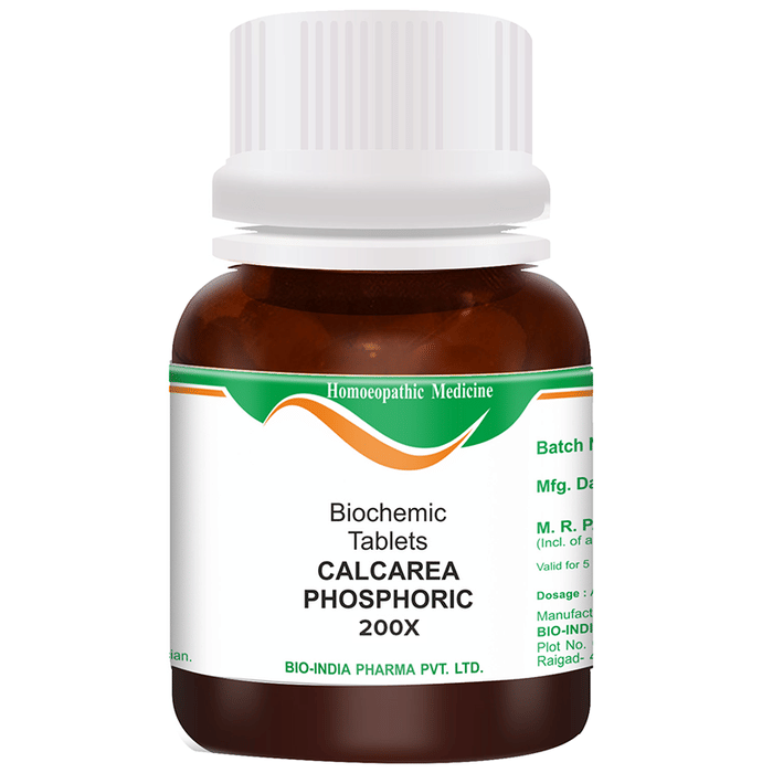 Bio India Calcarea Phosphoric Biochemic Tablet 200X