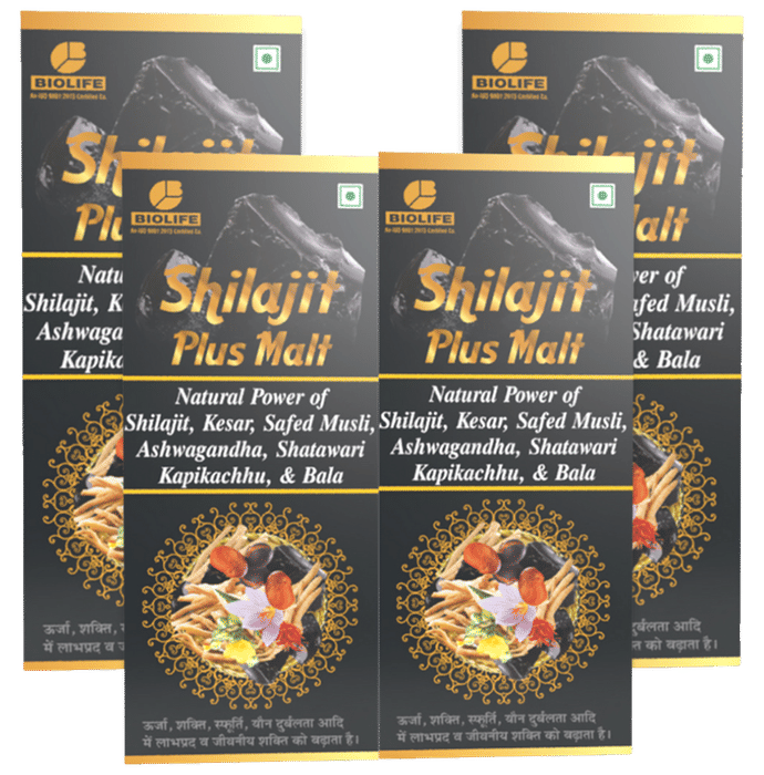 Biolife Shilajit Plus Malt (400ml Each)