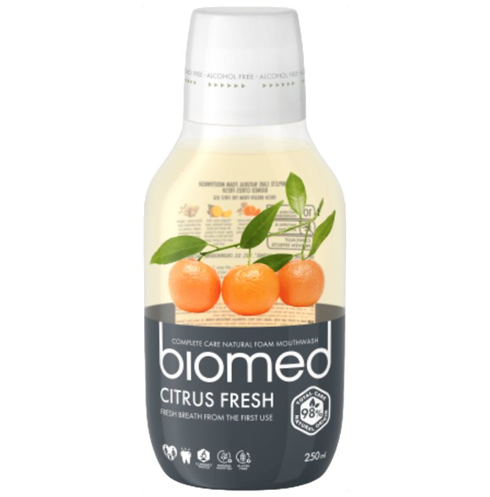 Biomed Complete Care Natural Foam Mouthwash (250ml Each) Citrus Fresh