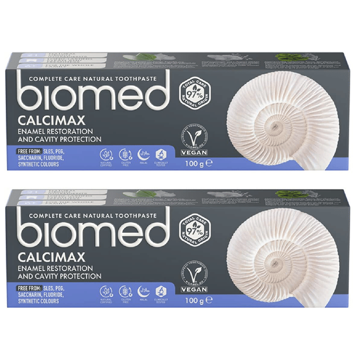 Biomed Complete Care Natural Toothpaste (100gm Each) Calcimax