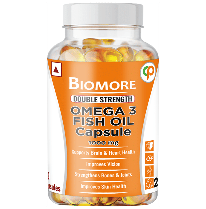 Biomore Double Strength Omega 3 Fish Oil Capsule