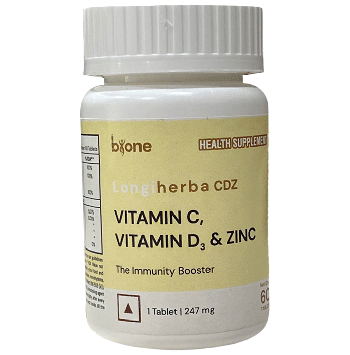 Bione Vitamin C, Vitamin D3 & Zinc Tablet