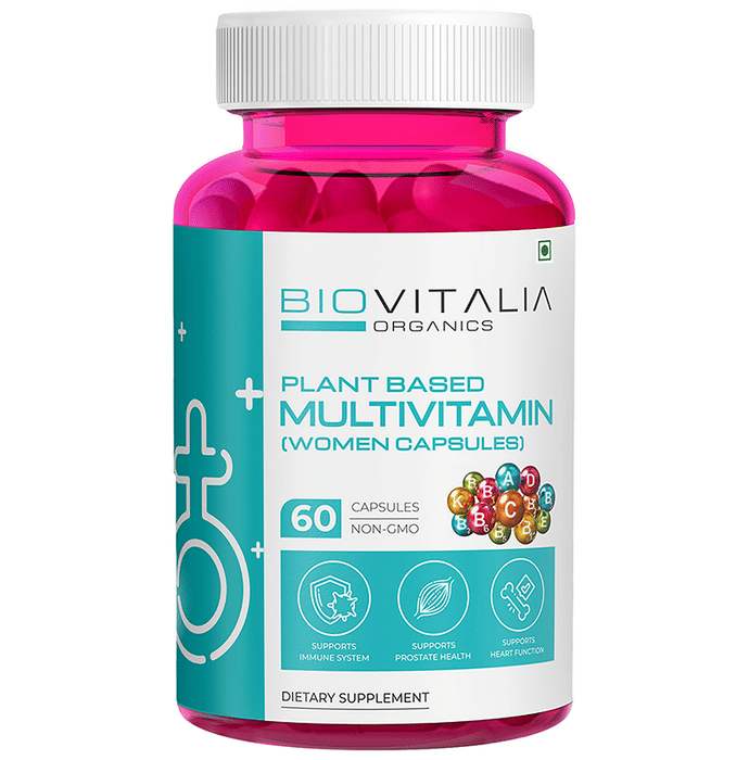Biovitalia Organics Plant Based Multivitamin 1000mg Women Capsule