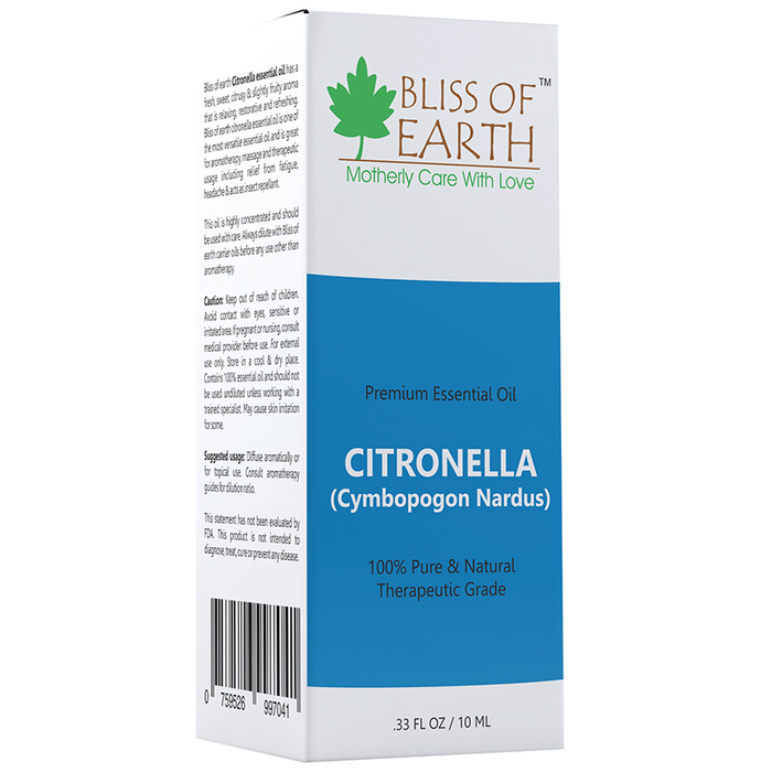 Bliss of Earth Citronella Premium Essential Oil
