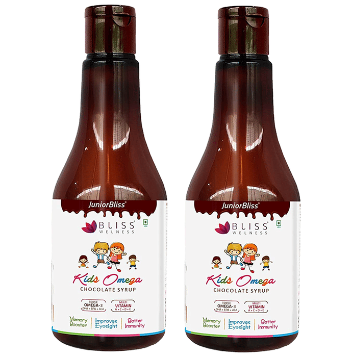 Bliss Welness Kids Omega Chocolate Syrup (100ml Each)