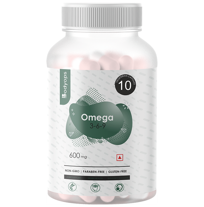 Bodyops Omega 3-6-9 600mg Vegetarian Capsule
