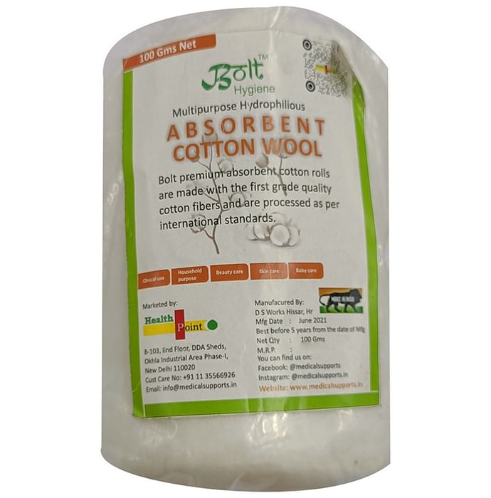 Bolt Absorbent Cotton Wool