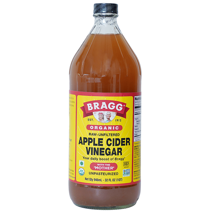 Bragg Organic Apple Cider Vinegar ACV with the Mother | Raw & Unfiltered