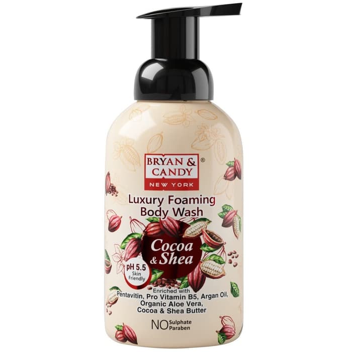 Bryan & Candy Luxury Foaming Body Wash Cocoa & Shea