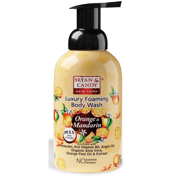 Bryan & Candy Luxury Foaming Body Wash Orange & Mandarin