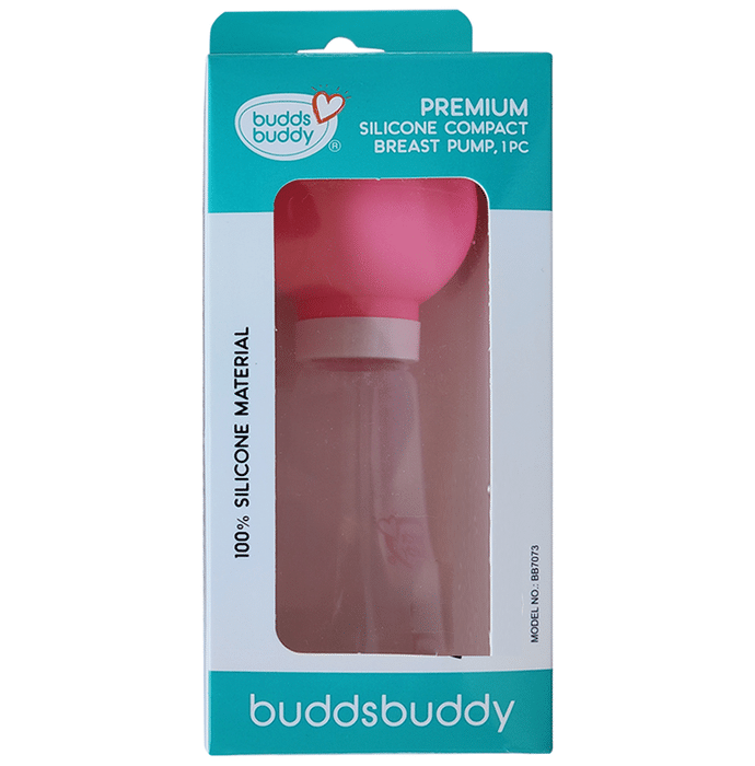 Buddsbuddy Silicone Compact Breast Pump Pink