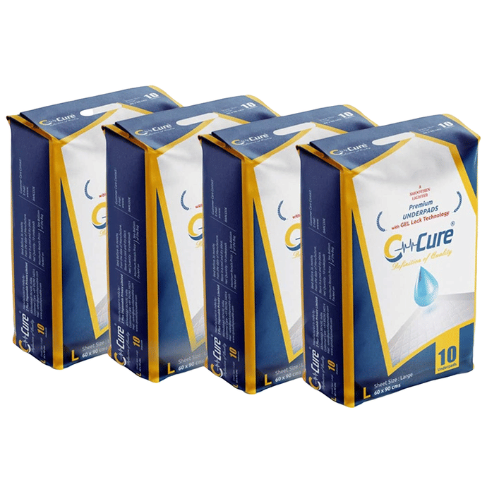 C Cure Premium Underpads with Gel Lock Technology (10 Each)
