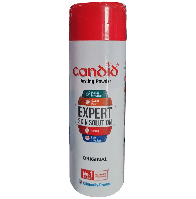 Candid Dusting Powder | Derma Care | Clinically Proven | For Fungal Infection, Sweat Rash, Skin Irritation & Itching