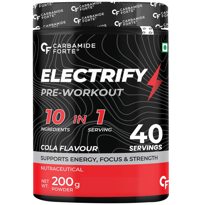 Carbamide Forte Electrify Pre-Workout Powder Cola