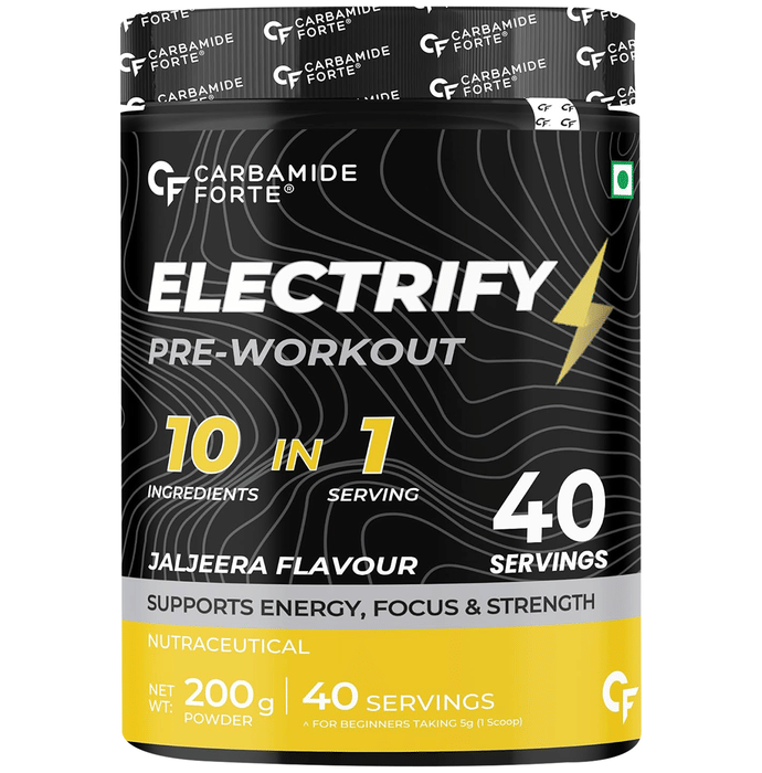 Carbamide Forte Electrify Pre-Workout Powder Jaljeera