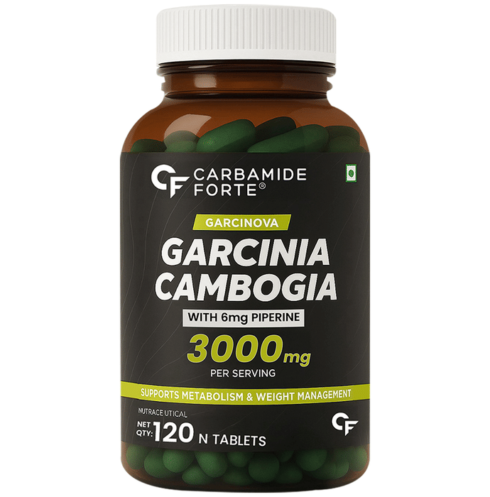 Carbamide Forte Garcinia Cambogia with Piperine for Metabolism & Weight Management | Tablet