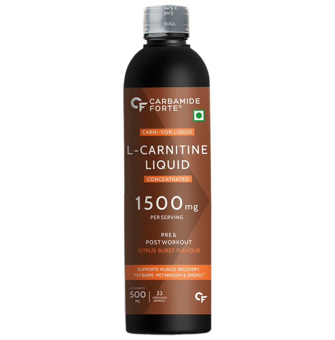 Carbamide Forte L-Carnitine Concentrated Liquid 1500mg Citrus Burst