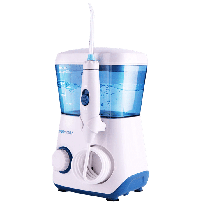 Caresmith 8 Jet Tips Table Top Pro Dental Flosser White