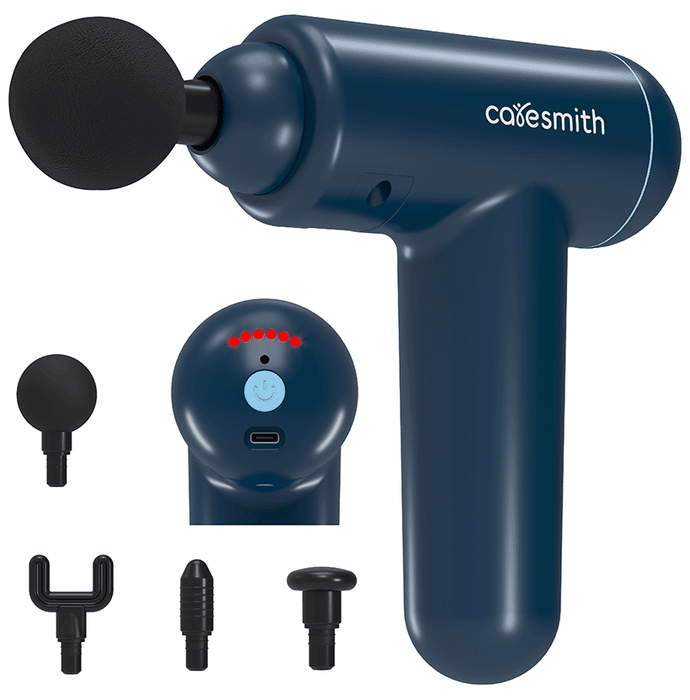 Caresmith Charge Boost Massage Gun Dark Blue