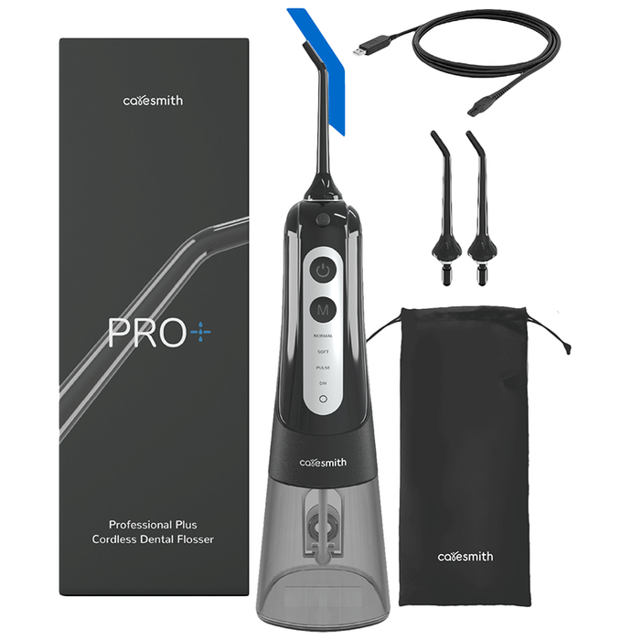 Caresmith Pro+ Cordless Oral Power Flosser Black