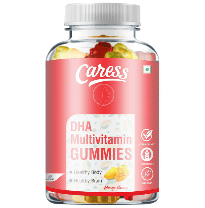 Caress DHA Multivitamin Gummy Mango