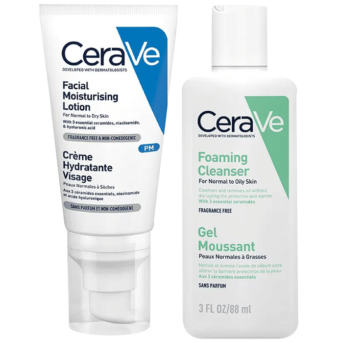 Cerave Night Time Facial Skin Care Routine